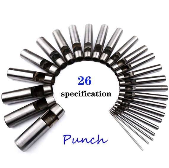 Quality High 45# Steel Leather punch, Hole Puncher, Round Hole Tool,0.5mm,1mm, 2mm,3mm,4mm,5mm,6mm,7mm,8mm,9mm,10mm 11mm,12mm, 13mm,14-25mm