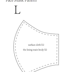 DIY Mask Pattern PDF, Cloth Mask template, Fabric Mask Pattern, 3 Styles Mask