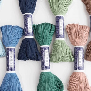 Sashiko Thread Sashiko Tools Pure Cotton Thread(S8-S14)