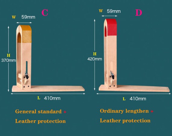 Herramienta De Sujeción Para Cuero - Pinza De Madera De Haya Para Coser Y Trabajar El Cuero En Manualidades
