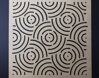 Acrylic Stencil for Sashiko Stencil Quilting Stencil - Patchwork Sashiko Embroidery Pattern