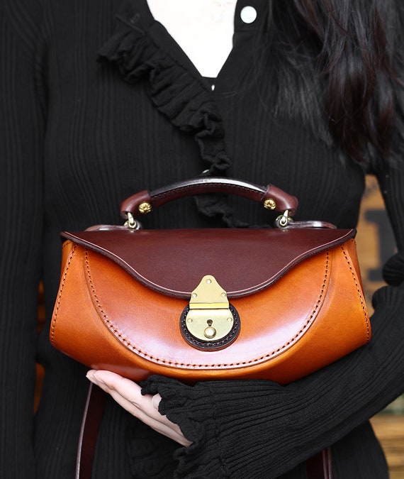 Crossbody bags top layer leather handmade bag shoulder bag messenger bag genuine leather