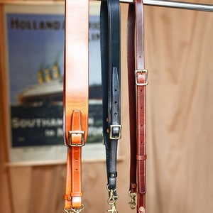 Handmade Cowhide Bag Shoulder Straps Retro Handmade Widened Crossbody Shoulder Straps