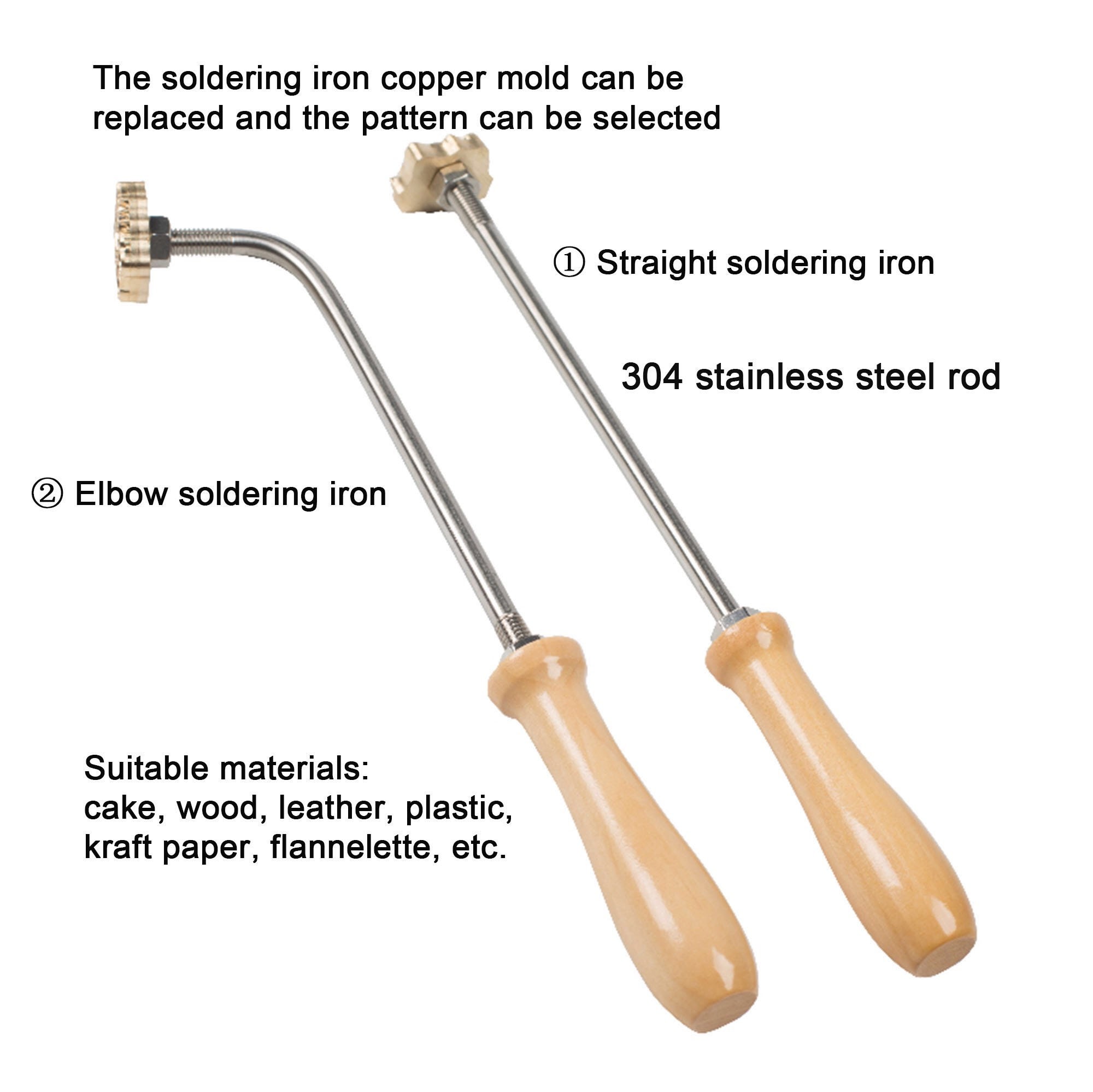 Customizedsoldering Iron Copper Mold Imprint Mold Cake Etsy