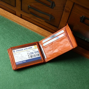 Bolsa de almacenamiento para licencia de conducir con múltiples ranuras para tarjetas, estilo retro de cuero de caballo, gran capacidad, regalo