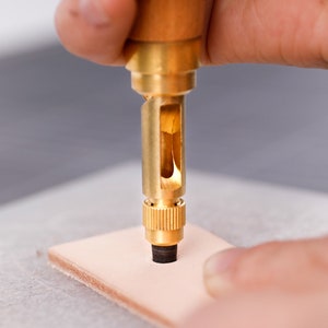Automatic Belt Punching  Silent Punch Round Punching  Leather Belt  Punching  Hole