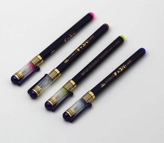CHA Water Erasable Marking Pen Marking Pen Set of 4 Water Soluble Pens Pattern Transferring Fabric Marker Pen Embroidery Cross Stitch