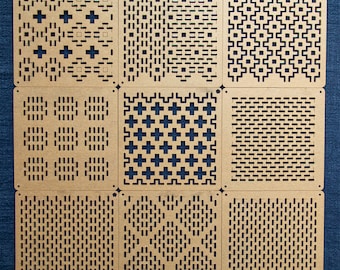 Sashiko Template Square Template Semicircle Template Twill Template Marking Template【9 Types】