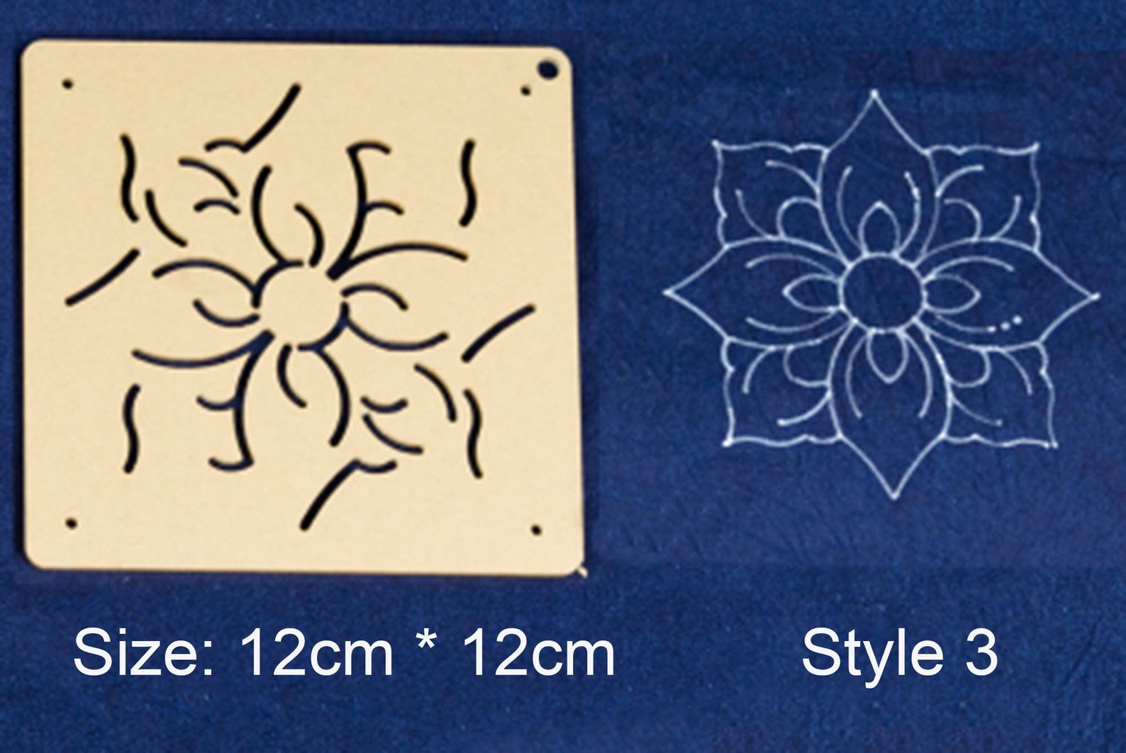 Sashiko Transparent Template Sashiko Template Tea Mat Cup Pad Etsy