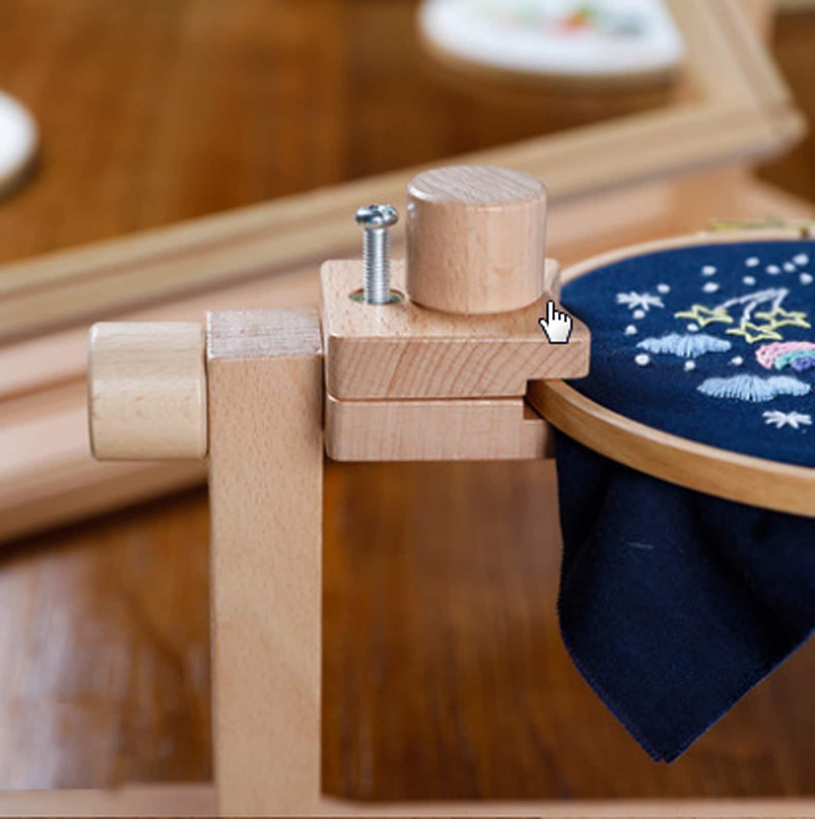 Adjustable Bench Embroidery Frame Beech Bench Embroidery Etsy