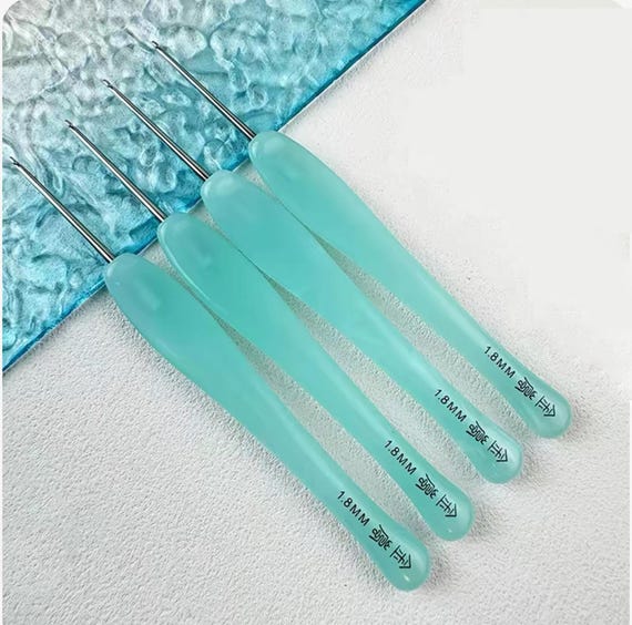 Jin Lan Resin Handle Crochet Hook 0.1mm-4.0mm Ergonomic Crochet