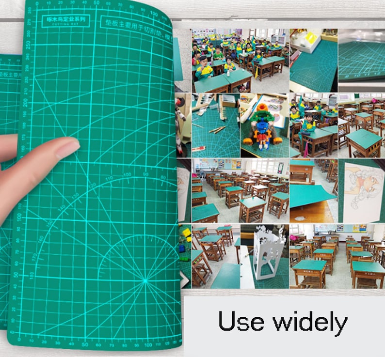 A1/A2/A3/A4/A5 Green Cutting Mat Selfhealing Mat Leather Etsy UK