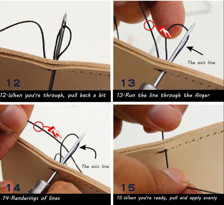1 set Hand made leather sewing needle machine Leather | Etsy