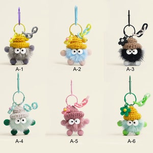 Mink Keychain Handmade Keychain DIY Pendant Small Mink Fur Ball Chain