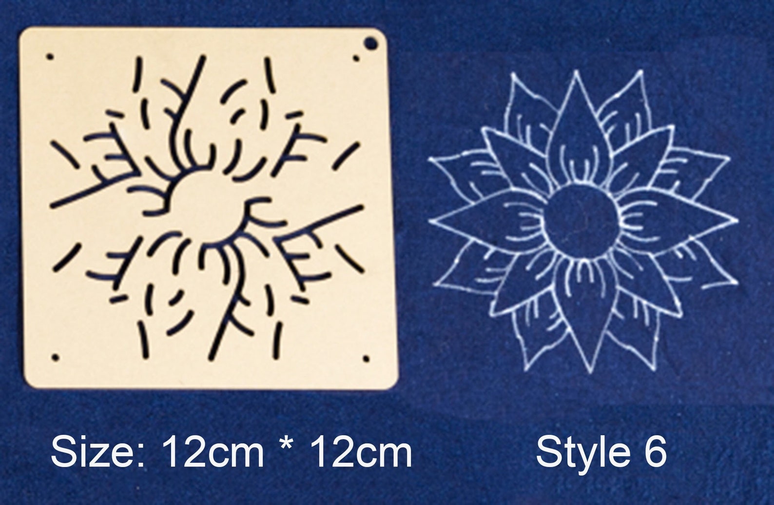 Sashiko Transparent Template Sashiko Template Tea Mat Cup Pad Etsy