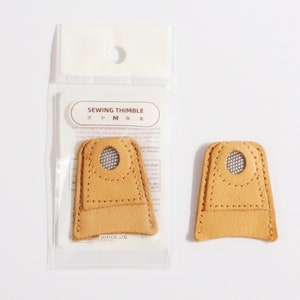Cowhide Thimble Leather Thimble Sewing Quilting Embroidery Tool - Etsy