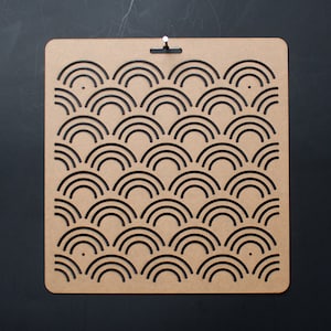 Sashiko Template Square Template Semicircle Template Twill Template Marking Template【36 Types】