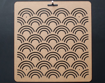 Sashiko Template Square Template Semicircle Template Twill Template Marking Template【36 Types】