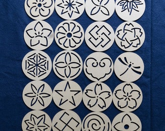 Sashiko Template Square Template Semicircle Template Twill Template Marking Template【20 Types】