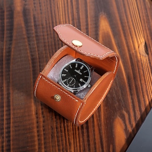 Jewelry Box Handmade Watch Storage Box Vegetable tanned cowhide vintage storage box Leather Box Gift