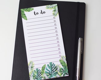 To-Do List Notepad Tropical