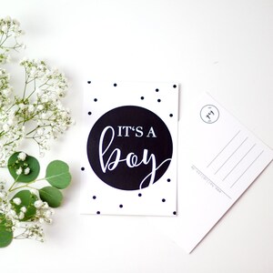 Postkarte IT'S A BOY