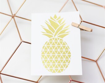 Postkarte ANANAS