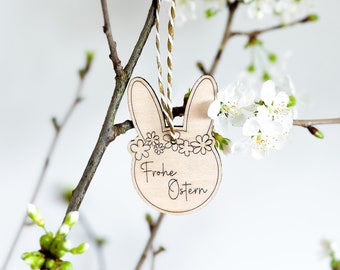 Easter decoration personalized made of wood, pendant with name, Easter pendant, Easter gift, pendant with name, Easter basket, Easter bunny, Easter basket