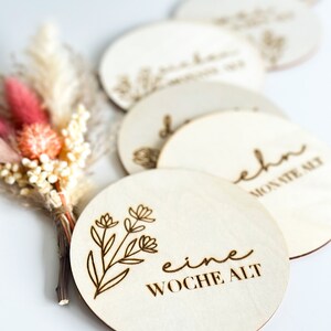 Meilensteinkarten Baby aus Holz, Mein erstes Jahr, Geschenk zur Geburt, Babyparty, Schwangerschaft, Geschenkidee, Baby, Holz Karten