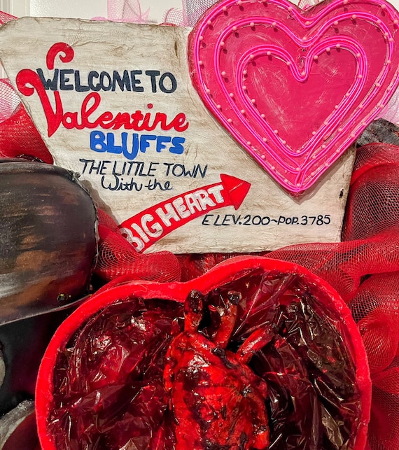 My Bloody Valentine Inspired Wreath. Halloween Decor. Gore for the