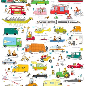 ABC Poster Vehicles DINA 1 image 1
