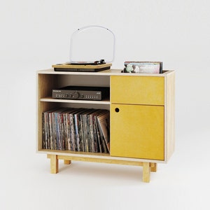 Turntable Stand and vinyl Record Storage console