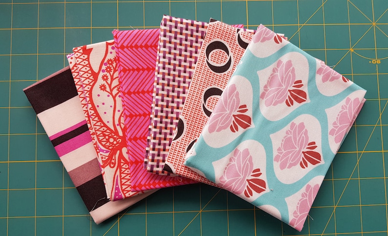 Free Spirit-Fabric Set 6x Fat Quarter