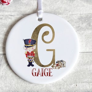 Christmas Nutcracker Decoration, Nutcracker Hanging Decoration, Nutcracker Alphabet Decoration, Christmas Tree Bauble