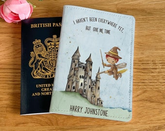 Children's  Passport Cover, Wizard Passport Cover, Passport Holder