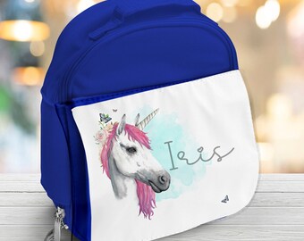 Personalised Children's Insulated  Lunch Bag , Unicorn Lunch Bag, Unicorn Gift