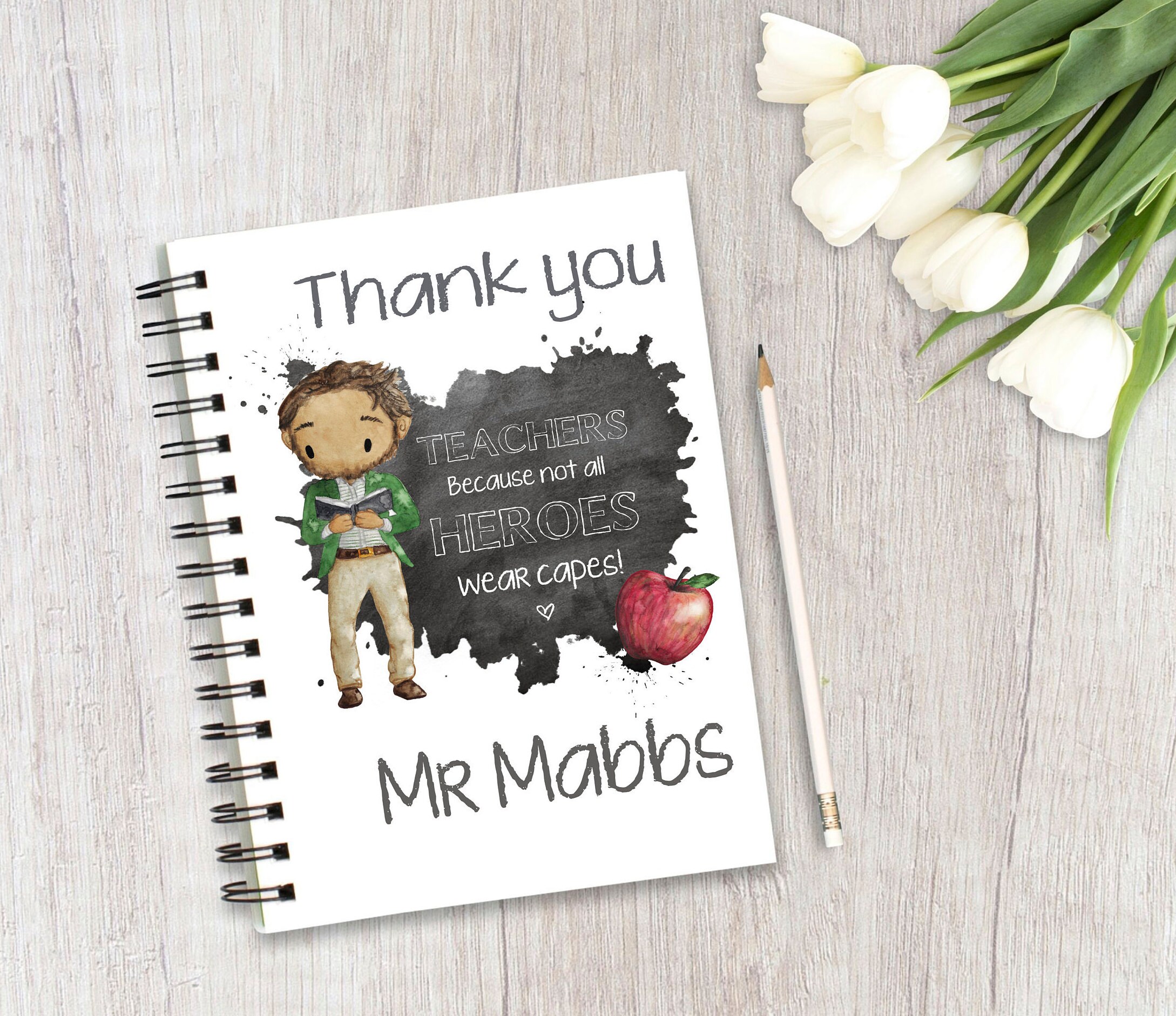 Teaching Assistant Nursery Childminder Teacher Details about   Personalised Note Book 