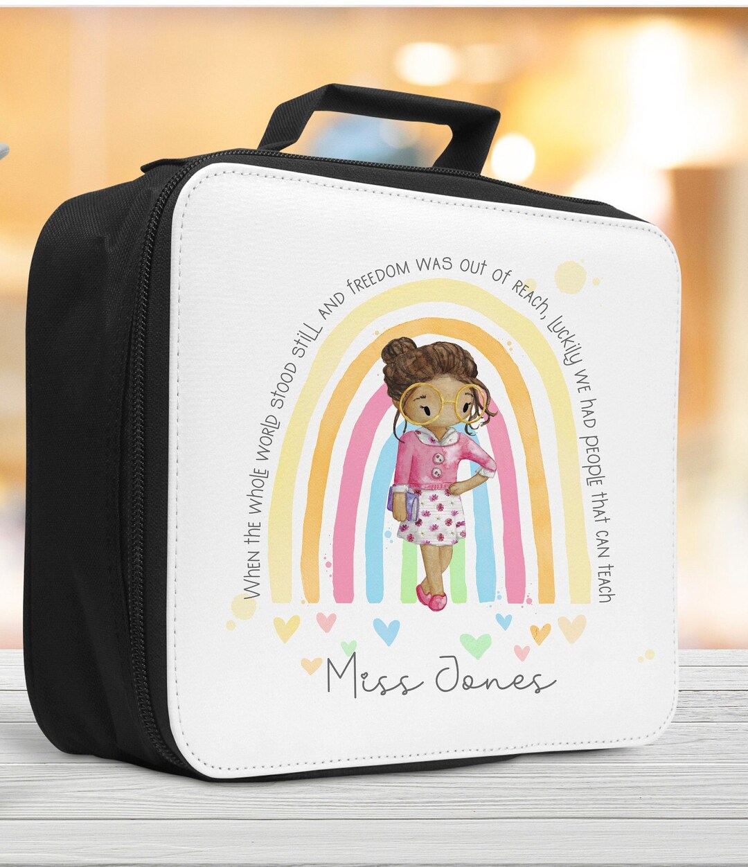 Personalised Teacher Lunch Bag Insulated Lunch Bag Etsy Ireland