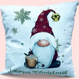 Santa Gonk Christmas Cushion, Christmas Cushion, Christmas Gift, Christmas Decoration