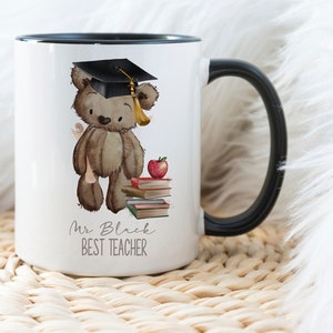 Personalised Teacher Mug, Thank You Gift, End Of Year Gift, Best Teacher Gift, New Qualified Teacher Gift