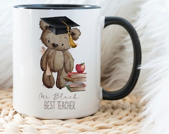 Personalised Teacher Mug, Thank You Gift, End Of Year Gift, Best Teacher Gift, New Qualified Teacher Gift