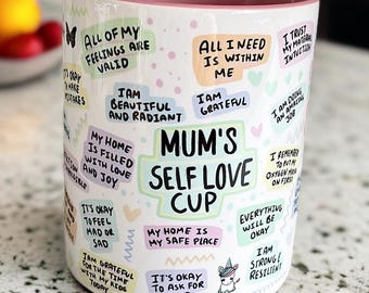Personalised Mum's Self Love Mug, My Self Love Mug, My self Love Mug, Birthday Gift, Self Love Gift, Mental Health