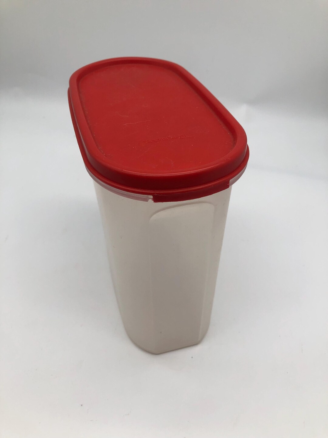 Vintage Tupperware Container Holds 1.7L With a Red Lid Number 1613-5 on ...