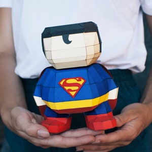 Papercraft Superheros Doll, Diy  Pdf templates, Digital files. Files for Cricut