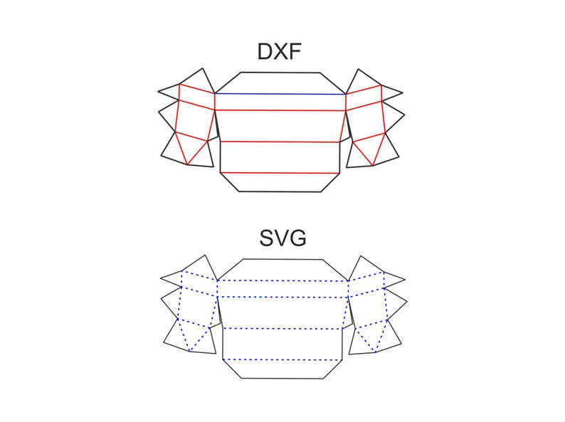 3D Papercraft-wizardsjabloon, Low Poly-model (pdf, SVG, DXF) afbeelding 7