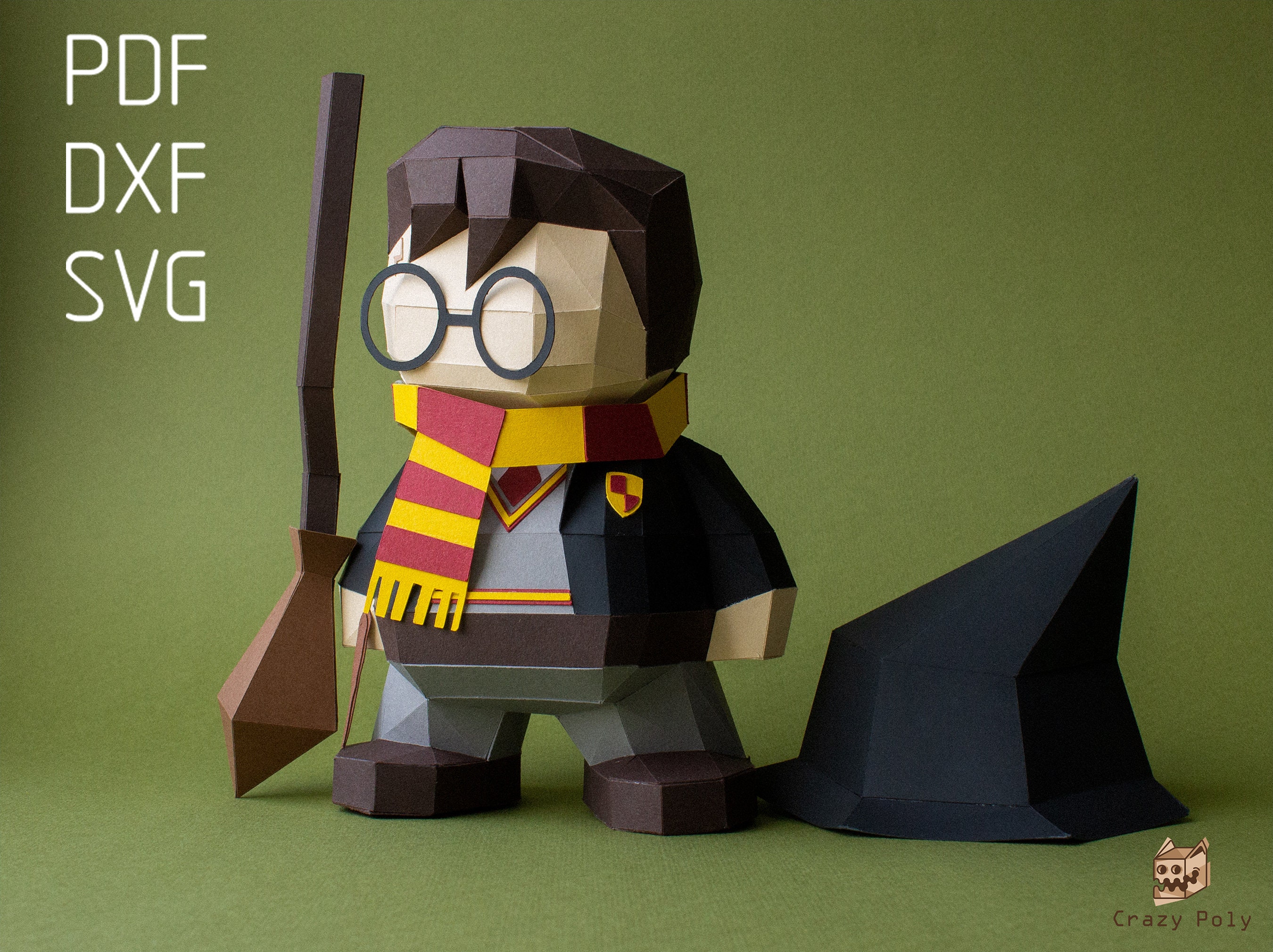 DIY Harry Potter Papercraft (4 FREE Templates!) - Leap of Faith Crafting