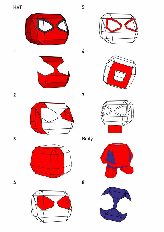 superhero body template