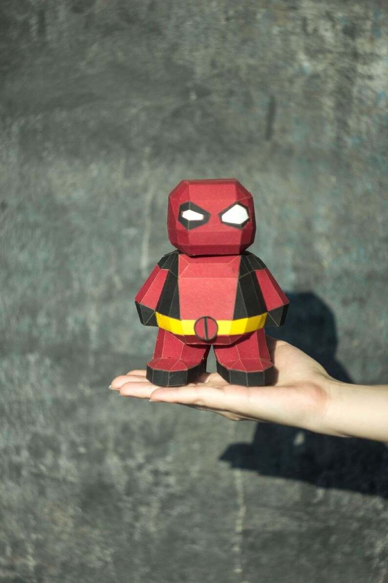 Papercraft Superhero DIY Template Kit Papercraft Figure | Etsy