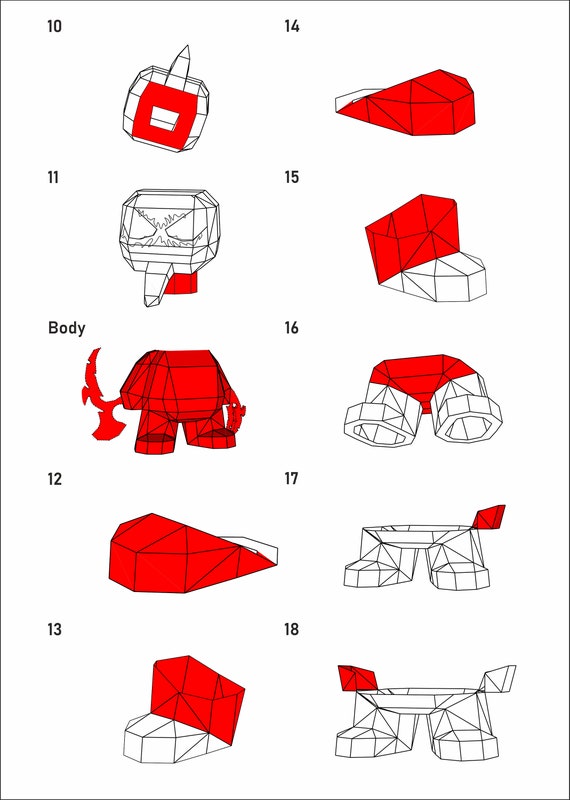 DIY Superhero PDF Template Comic Character 3D Papercraft -  Norway