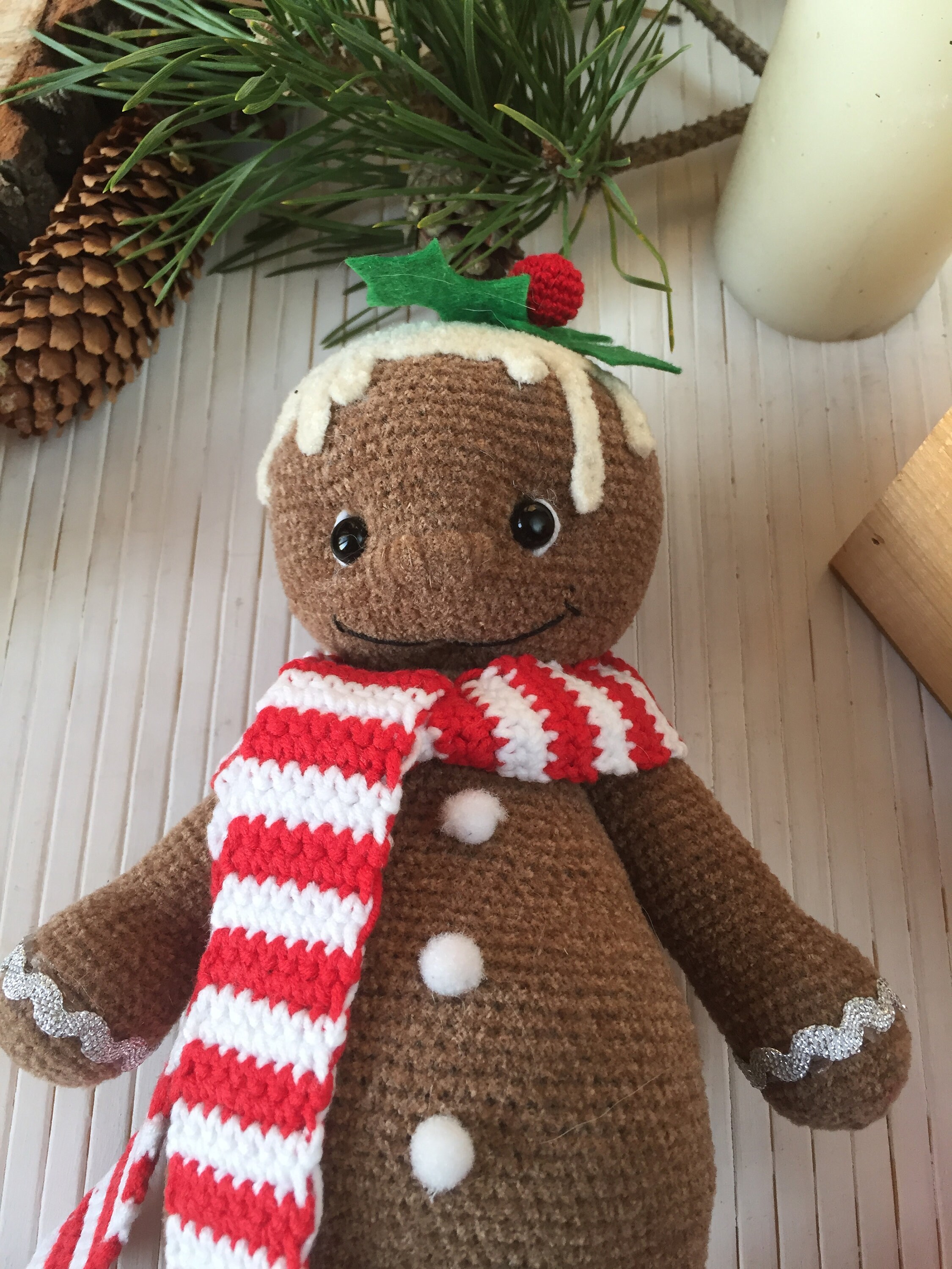 Plush gingerbread man stuffed gingerbread gingerbread boy Etsy